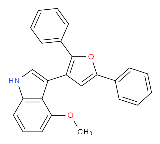 3-(2,5-Diphenyl-3-furanyl)-4-methoxy-1H-indole (ACI)