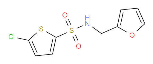 5-Chloro-N-(2-furanylmethyl)-2-thiophenesulfonamide (ACI)