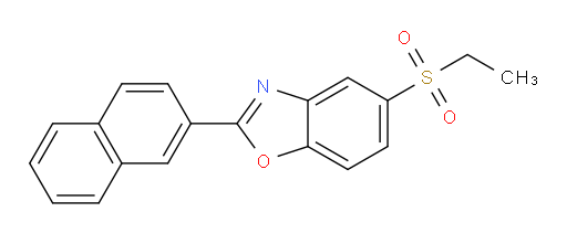 5-(Ethylsulfonyl)-2-(2-naphthalenyl)benzoxazole (ACI)