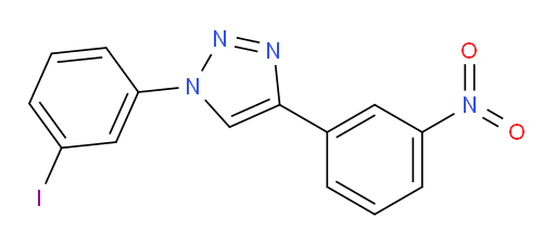 1-(3-Iodophenyl)-4-(3-nitrophenyl)-1H-1,2,3-triazole (ACI)