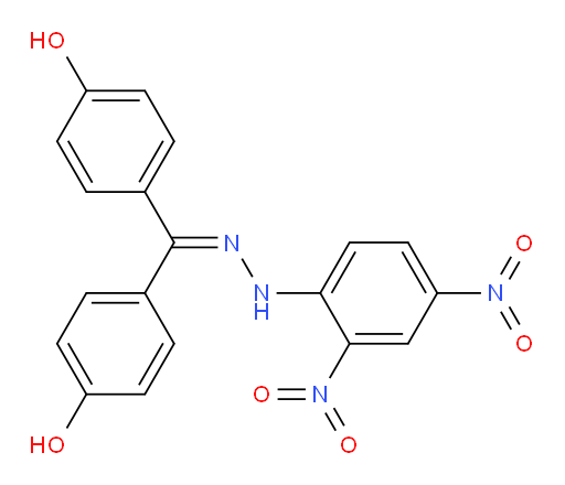 Bis(4-hydroxyphenyl)methanone 2-(2,4-dinitrophenyl)hydrazone (ACI)