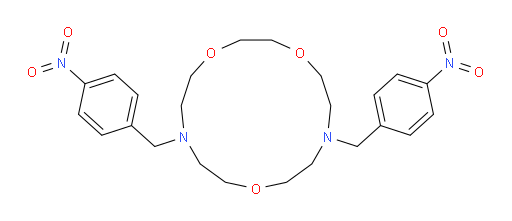 7,13-Bis[(4-nitrophenyl)methyl]-1,4,10-trioxa-7,13-diazacyclopentadecane (ACI)