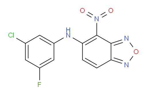 N-(3-Chloro-5-fluorophenyl)-4-nitro-2,1,3-benzoxadiazol-5-amine (ACI)