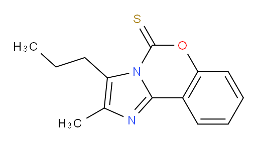 2-Methyl-3-propyl-5H-imidazo[1,2-c][1,3]benzoxazine-5-thione (ACI)