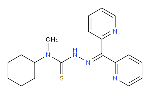 N-Cyclohexyl-2-(di-2-pyridinylmethylene)-N-methylhydrazinecarbothioamide (ACI)