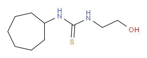 N-Cycloheptyl-N′-(2-hydroxyethyl)thiourea (ACI)