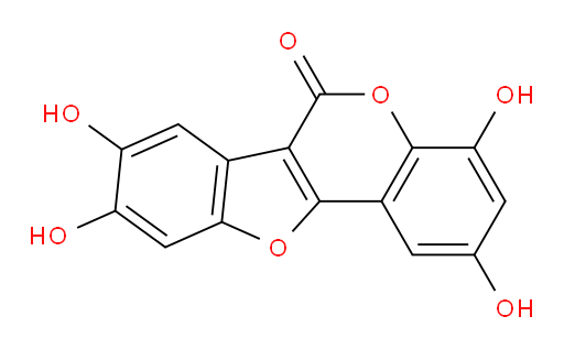 2,4,8,9-Tetrahydroxy-6H-benzofuro[3,2-c][1]benzopyran-6-one (ACI)