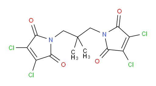 1H-Pyrrole-2,5-dione, 1,1′-(2,2-dimethyl-1,3-propanediyl)bis[3,4-dichloro- (9CI)