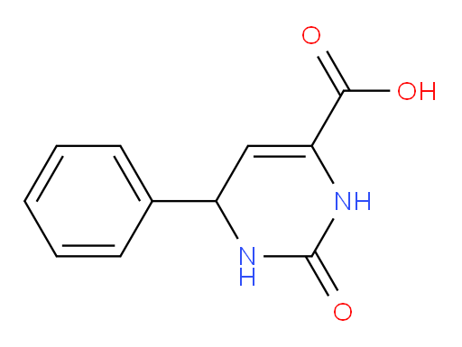 1,2,3,6-Tetrahydro-2-oxo-6-phenyl-4-pyrimidinecarboxylic acid (ACI)