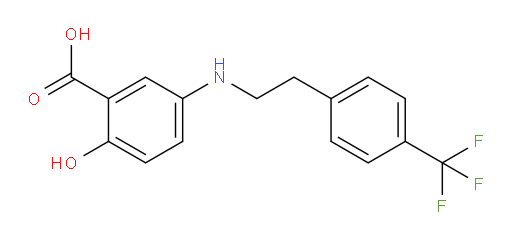 2-Hydroxy-5-[[2-[4-(trifluoromethyl)phenyl]ethyl]amino]benzoic acid (ACI)