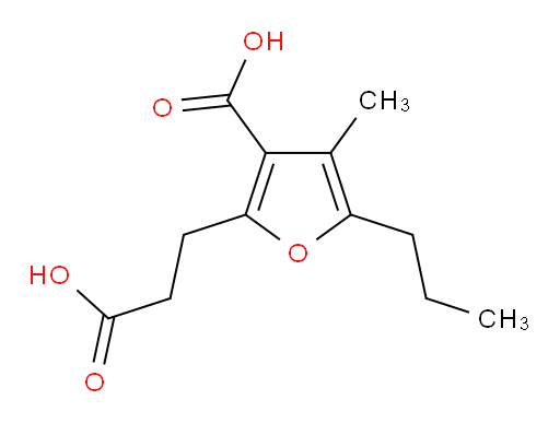 3-Carboxy-4-methyl-5-propyl-2-furanpropanoic acid (ACI)