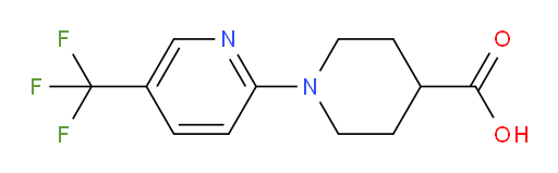 1-[5-(Trifluoromethyl)-2-pyridinyl]-4-piperidinecarboxylic acid (ACI)