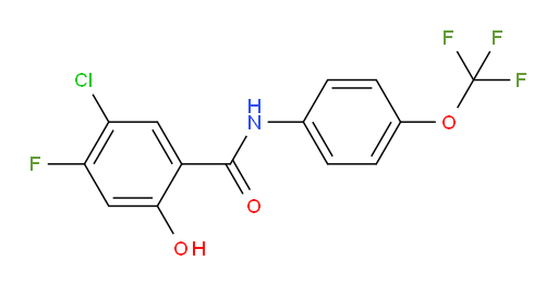 5-Chloro-4-fluoro-2-hydroxy-N-[4-(trifluoromethoxy)phenyl]benzamide (ACI)