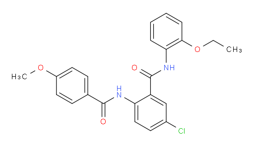 5-Chloro-N-(2-ethoxyphenyl)-2-[(4-methoxybenzoyl)amino]benzamide (ACI)