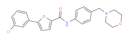 5-(3-Chlorophenyl)-N-[4-(4-morpholinylmethyl)phenyl]-2-furancarboxamide (ACI)