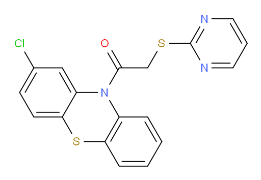 1-(2-Chloro-10H-phenothiazin-10-yl)-2-(2-pyrimidinylthio)ethanone (ACI)