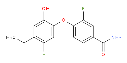 4-(4-Ethyl-5-fluoro-2-hydroxyphenoxy)-3-fluorobenzamide (ACI)
