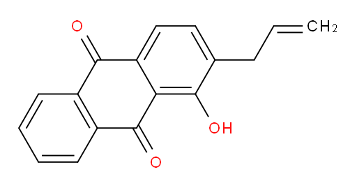 1-Hydroxy-2-(2-propen-1-yl)-9,10-anthracenedione (ACI)
