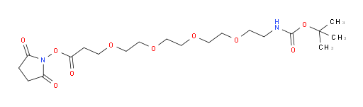 1-(1,1-Dimethylethyl) 17-(2,5-dioxo-1-pyrrolidinyl) 5,8,11,14-tetraoxa-2-azaheptadecanedioate (ACI)