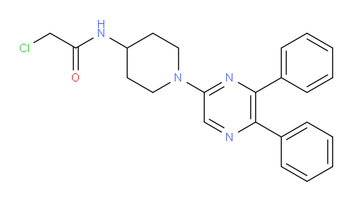 2-Chloro-N-[1-(5,6-diphenyl-2-pyrazinyl)-4-piperidinyl]acetamide (ACI)