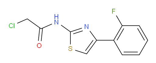 2-Chloro-N-[4-(2-fluorophenyl)-2-thiazolyl]acetamide (ACI)