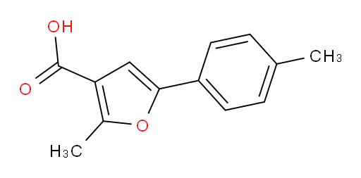 2-Methyl-5-(4-methylphenyl)-3-furancarboxylic acid (ACI)