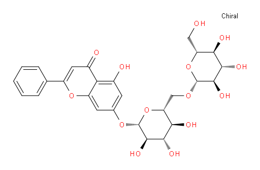 Chrysin 7-O-β-gentiobioside