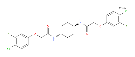 N,N′-trans-1,4-Cyclohexanediylbis[2-(4-chloro-3-fluorophenoxy)acetamide] (ACI)