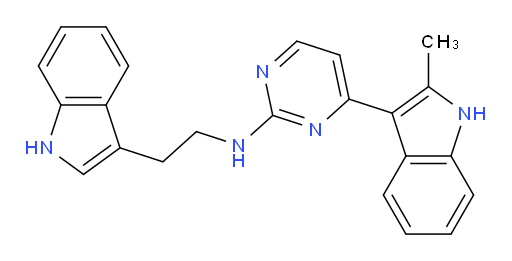 N-[4-(2-Methyl-1H-indol-3-yl)-2-pyrimidinyl]-1H-indole-3-ethanamine (ACI)