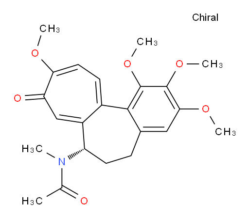 N-Methyl-N-[(7S)-5,6,7,9-tetrahydro-1,2,3,10-tetramethoxy-9-oxobenzo[a]heptalen-7-yl]acetamide (ACI)