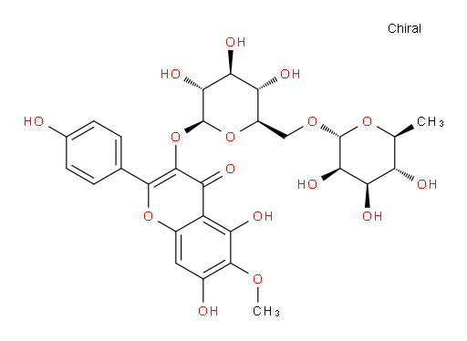 3,4′,5,7-Tetrahydroxy-6-methoxyflavone 3-O-β-D-rutinoside