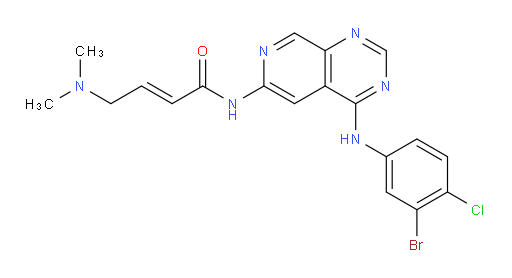 (2E)-N-[4-[(3-Bromo-4-chlorophenyl)amino]pyrido[3,4-d]pyrimidin-6-yl]-4-(dimethylamino)-2-butenamide (ACI)