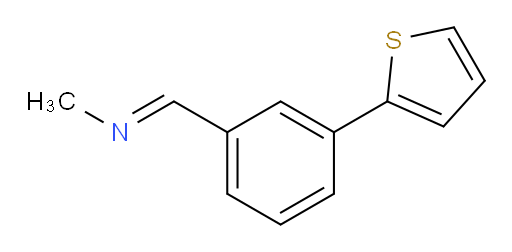 N-[[3-(2-Thienyl)phenyl]methylene]methanamine (ACI)