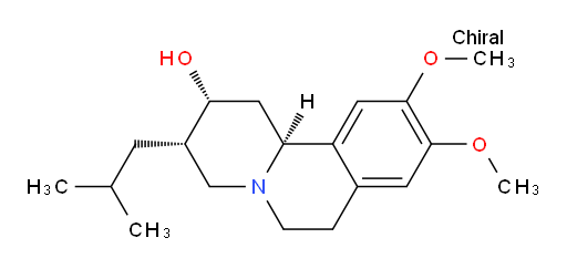 (2R,3S,11bS)-1,3,4,6,7,11b-Hexahydro-9,10-dimethoxy-3-(2-methylpropyl)-2H-benzo[a]quinolizin-2-ol (ACI)