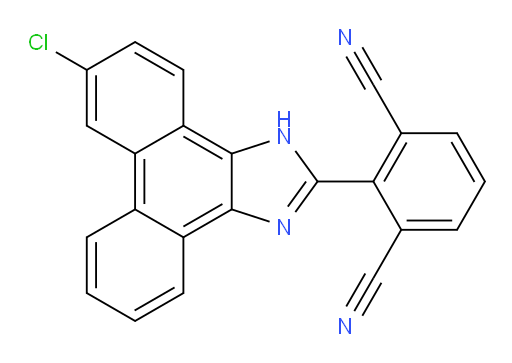 2-(9-Chloro-1H-phenanthro[9,10-d]imidazol-2-yl)-1,3-benzenedicarbonitrile (ACI)