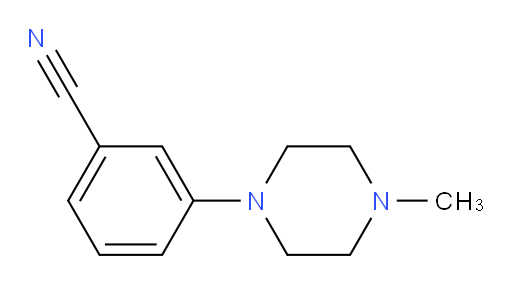 3-(4-Methyl-1-piperazinyl)benzonitrile (ACI)