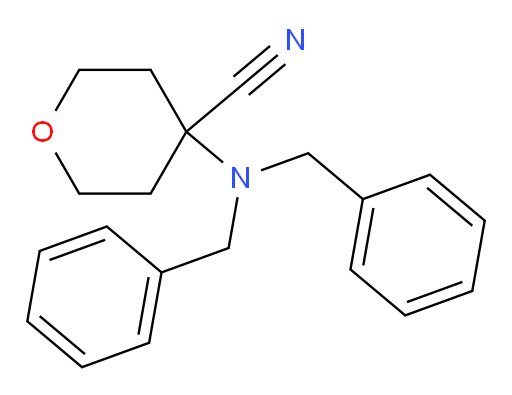 4-[Bis(phenylmethyl)amino]tetrahydro-2H-pyran-4-carbonitrile (ACI)