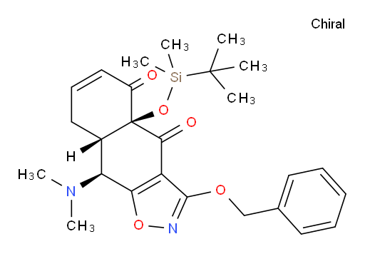 (4aS,8aS,9S)-9-(Dimethylamino)-4a-[[(1,1-dimethylethyl)dimethylsilyl]oxy]-8a,9-dihydro-3-(phenylmethoxy)naphth[2,3-d]isoxazole-4,5(4aH,8H)-dione (ACI)