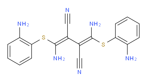 2,3-Bis[amino[(2-aminophenyl)thio]methylene]butanedinitrile (ACI)
