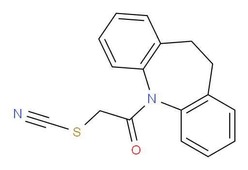 2-(10,11-Dihydro-5H-dibenz[b,f]azepin-5-yl)-2-oxoethyl thiocyanate (ACI)