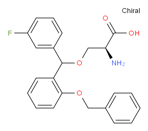 O-[(3-Fluorophenyl)[2-(phenylmethoxy)phenyl]methyl]-L-serine (ACI)