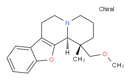 (1S,12bS)-1,3,4,6,7,12b-Hexahydro-1-(methoxymethyl)-1-methyl-2H-benzofuro[2,3-a]quinolizine (ACI)