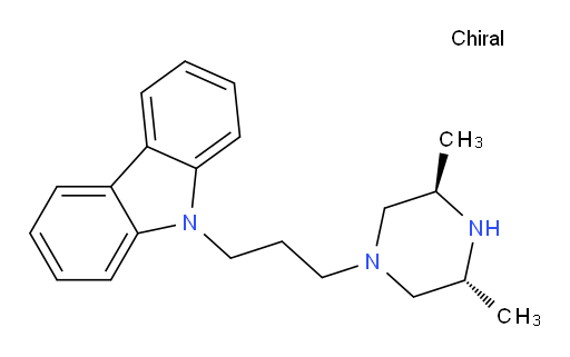 9H-Carbazole, 9-[3-(3,5-dimethyl-1-piperazinyl)propyl]-, (3R-trans)- (9CI)
