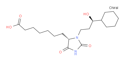 rel-(4R)-3-[(3S)-3-Cyclohexyl-3-hydroxypropyl]-2,5-dioxo-4-imidazolidineheptanoic acid (ACI)