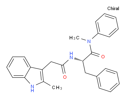 2-Methyl-N-[(1S)-2-(methylphenylamino)-2-oxo-1-(phenylmethyl)ethyl]-1H-indole-3-acetamide (ACI)