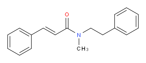 (2E)-N-Methyl-3-phenyl-N-(2-phenylethyl)-2-propenamide (ACI)