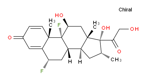 (6S,8S,9R,10S,11S,13S,14S,16R,17R)-6,9-difluoro-11,17-dihydroxy-17-(2-hydroxyacetyl)-10,13,16-trimethyl-6,7,8,9,10,11,12,13,14,15,16,17-dodecahydro-3H-cyclopenta[a]phenanthren-3-one