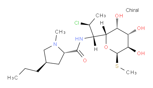 (2S,4R)-N-((1S,2S)-2-chloro-1-((2R,3R,4S,5R,6R)-3,4,5-trihydroxy-6-(methylthio)tetrahydro-2H-pyran-2-yl)propyl)-1-methyl-4-propylpyrrolidine-2-carboxamide