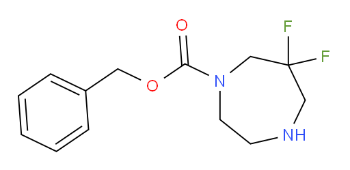 benzyl 6,6-difluoro-1,4-diazepane-1-carboxylate