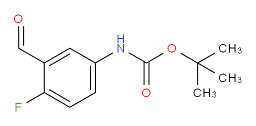 tert-butyl (4-fluoro-3-formylphenyl)carbamate